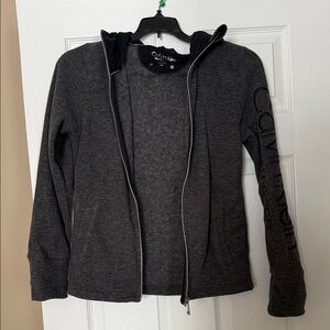 Calvin Klein Charcoal Full-Zip Jacket